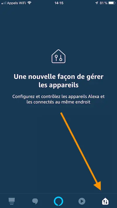 nouvelle app Alexa gérer appareils
