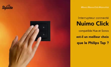 Nuimo Click de Senic avis test interrupteur compatible Philips Hue et Sonos