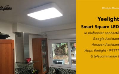 Yeelight Smart Square LED avis test du plafonnier connecté Xiaomi
