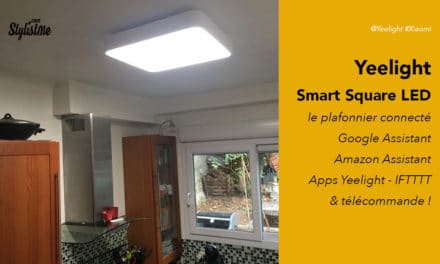 Yeelight Smart Square LED avis test du plafonnier connecté Xiaomi