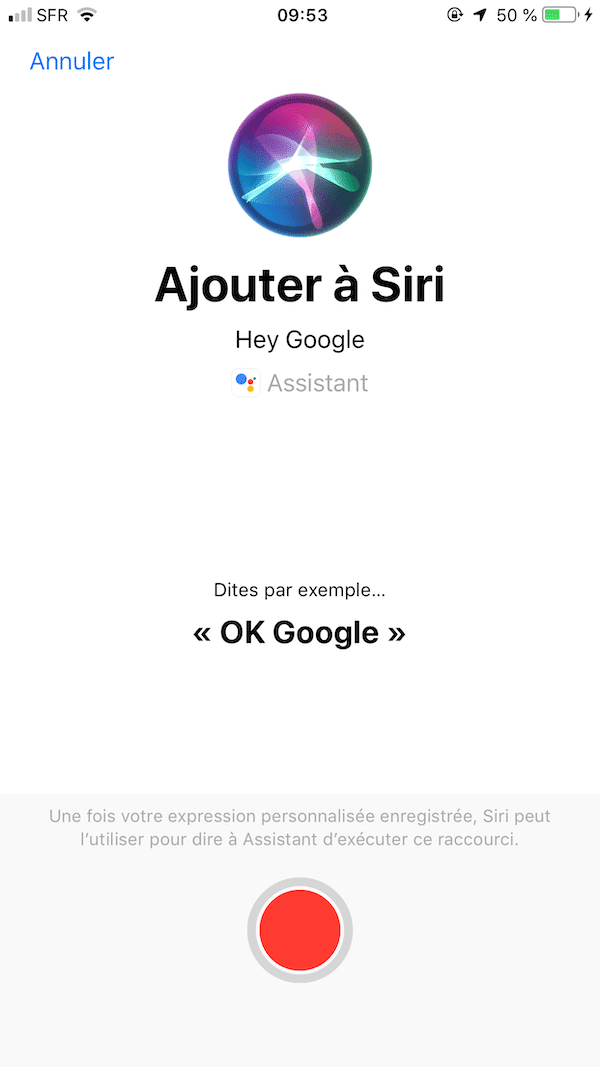 Comment utiliser Siri pour lancer Google Assistant 1