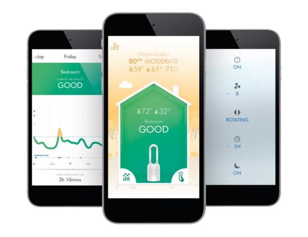 Dyson Pure review price test connects with Dyson Lync app