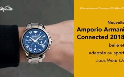 Emporio Armani connected 2018 prix avis test la belle devient aussi sportive