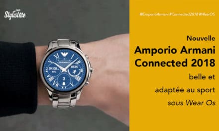 Emporio Armani connected 2018 prix avis test la belle devient aussi sportive