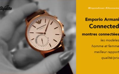 Emporio Armani connected avis test prix une montre connectée accessible