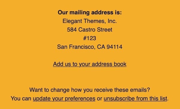 meilleur email marketing mentions légales