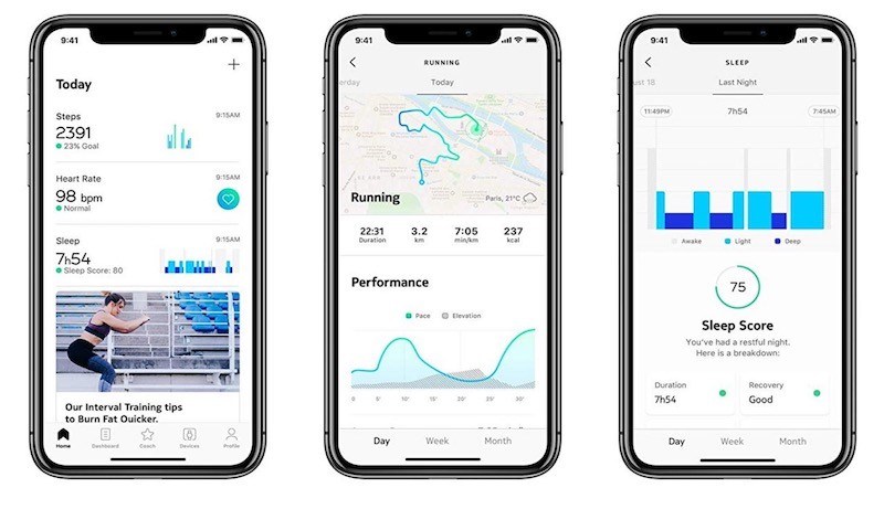 Withings Pulse HR prix test avis health mate