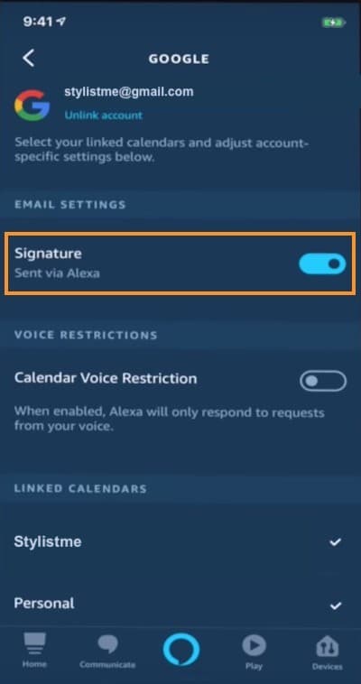 Comment utiliser Alexa pour vos emails personnaliser signature