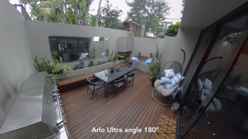 Arlo ultra avis prix test caméra sécurité connectée angle 180°