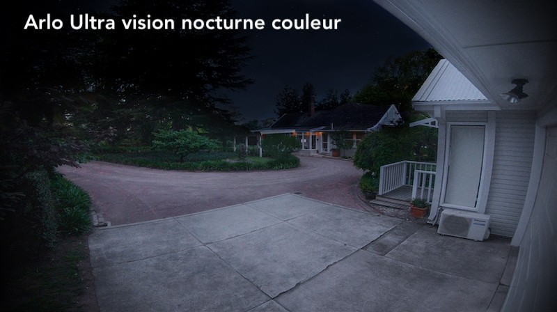 Arlo ultra avis prix test caméra vision nocturne couleur