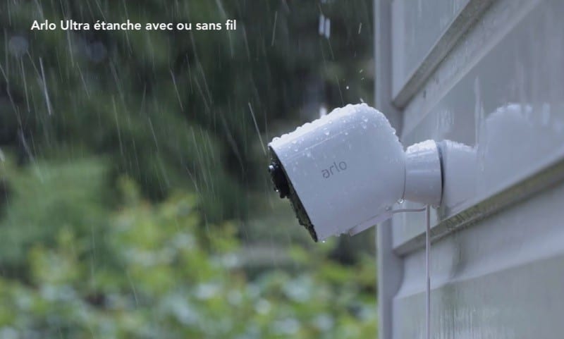 Arlo Ultra caméra connectée étanche sans fil avis prix test