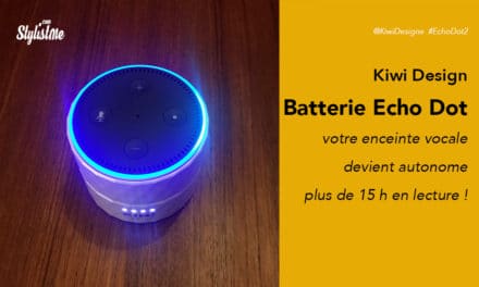 Batterie Amazon Echo Dot pour utiliser l’enceinte Alexa sans fil