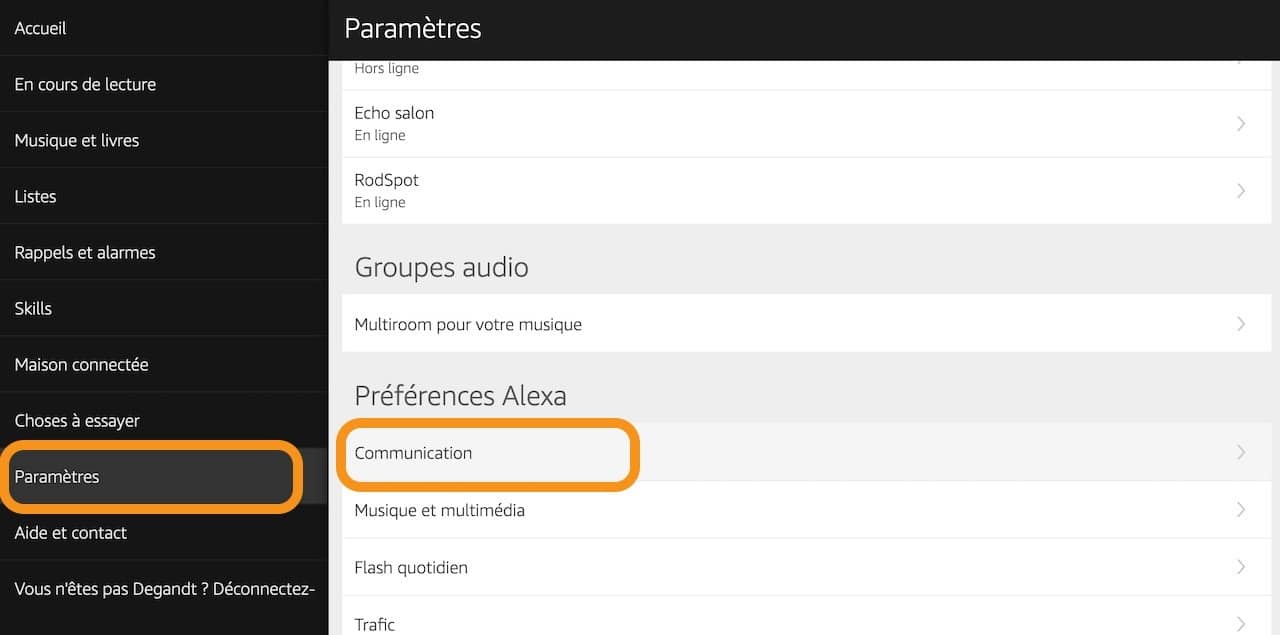 comment utiliser skype avec Alexa Amazon Echo