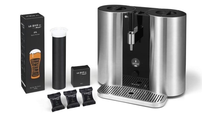LG HomeBrew avis prix test design machine a biere capsule