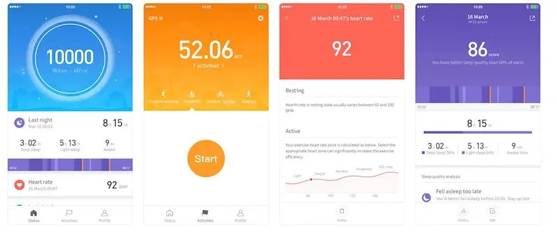 mi band 3 app mi fit apple