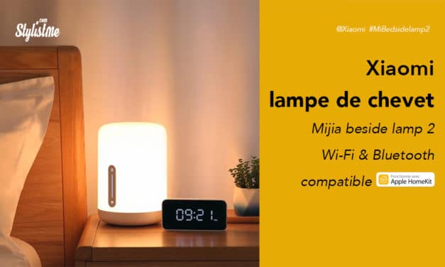 Mijia Bedside Lamp 2 avis test prix de la lampe connectée Wifi de Xiaomi