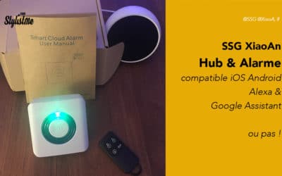 Alarme connectée SSG XiaoAn avis tes prix pour Google Home ou Amazon Echo