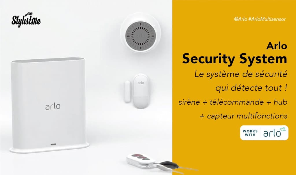 Arlo Security System prix avis test multi-sensor sirène hub télécommande
