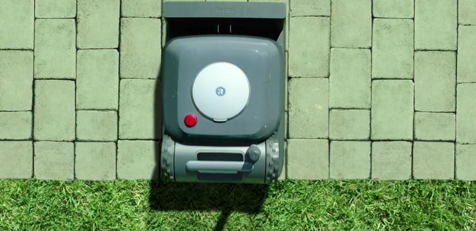 irobot terra prix avis test robot tondeuse base recharge