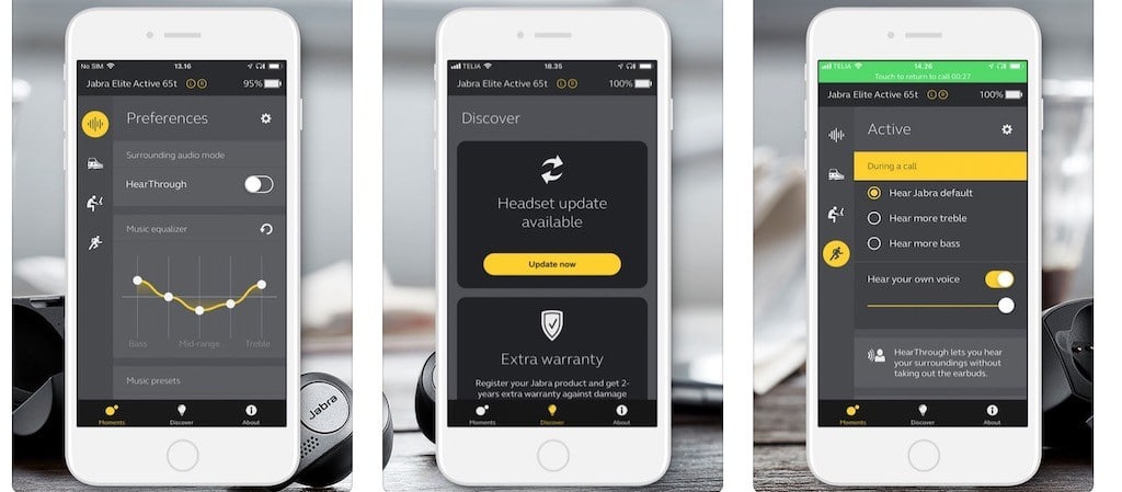 Jabra Elite 85h prix avis test app Jabra Sound +