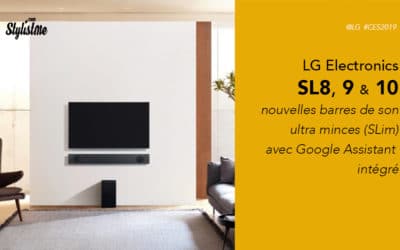 LG SL8 SL9 SL10 avis test prix barres de son Google Assistant intégré