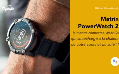 Matrix PowerWatch 2 prix avis test la montre connectée autonome