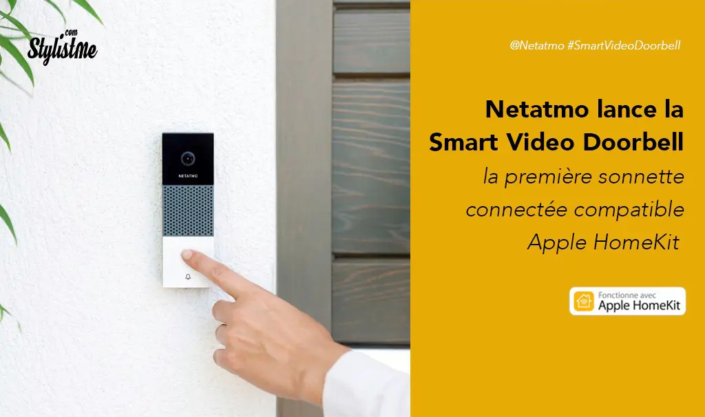 Sonnette vidéo Netatmo prix avis : connectée et compatible HomeKit