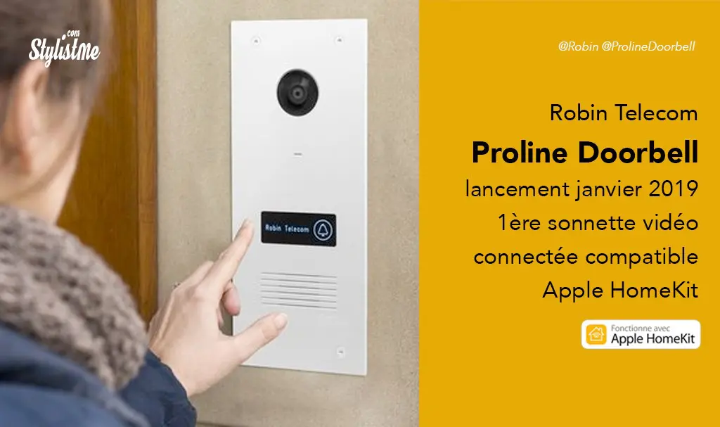 Proline Doorbell prix avis test sonnette connectée vidéo HomeKit