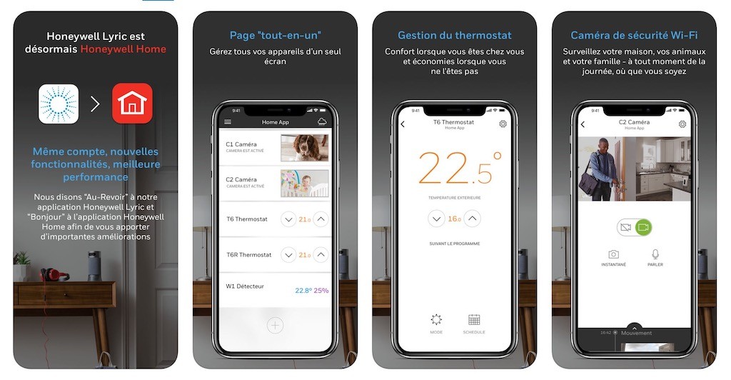 Thermostat Honeywell T9 avec sonde de température prix avis test app