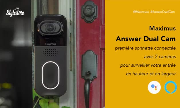 Answer Dual Cam Maximus prix avis test sonnette vidéo connecté avec 2 caméras