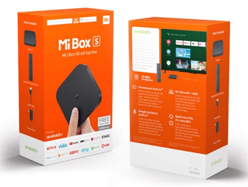 MiBox S Xiaomi 4K avis test prix emballage unboxing