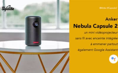 Nebula Capsule 2 Anker prix avis test du pico projecteur connecté 720p