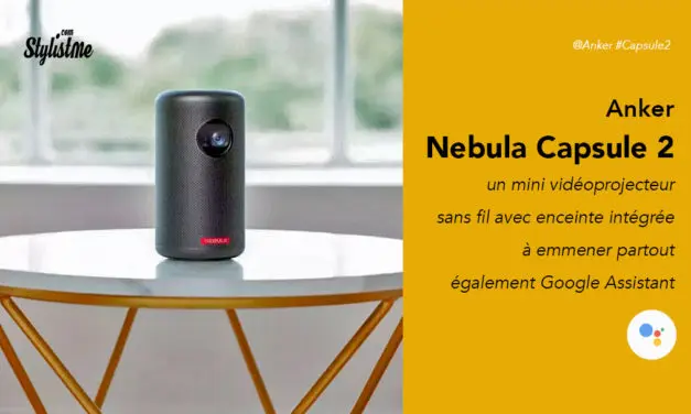 Nebula Capsule 2 Anker prix avis test du pico projecteur connecté 720p