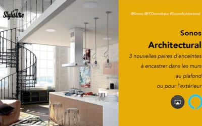Sonos Architectural paires d’enceintes encastrables ou extérieures