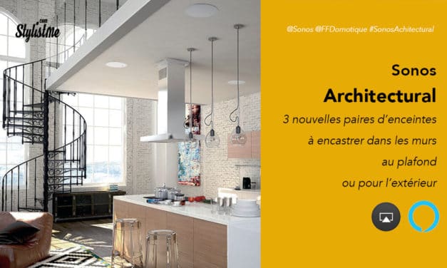 Sonos Architectural paires d’enceintes encastrables ou extérieures