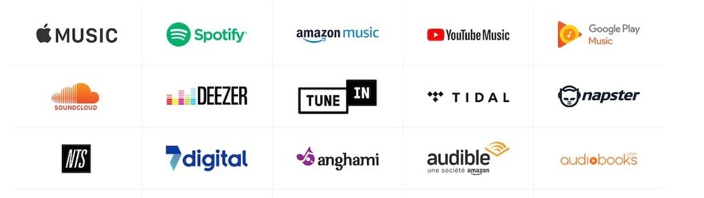 Sonos Architectural service streaming compatible