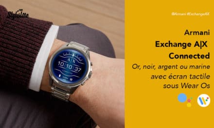 Armani Exchange AX Connected prix avis montre connectée Wear Os