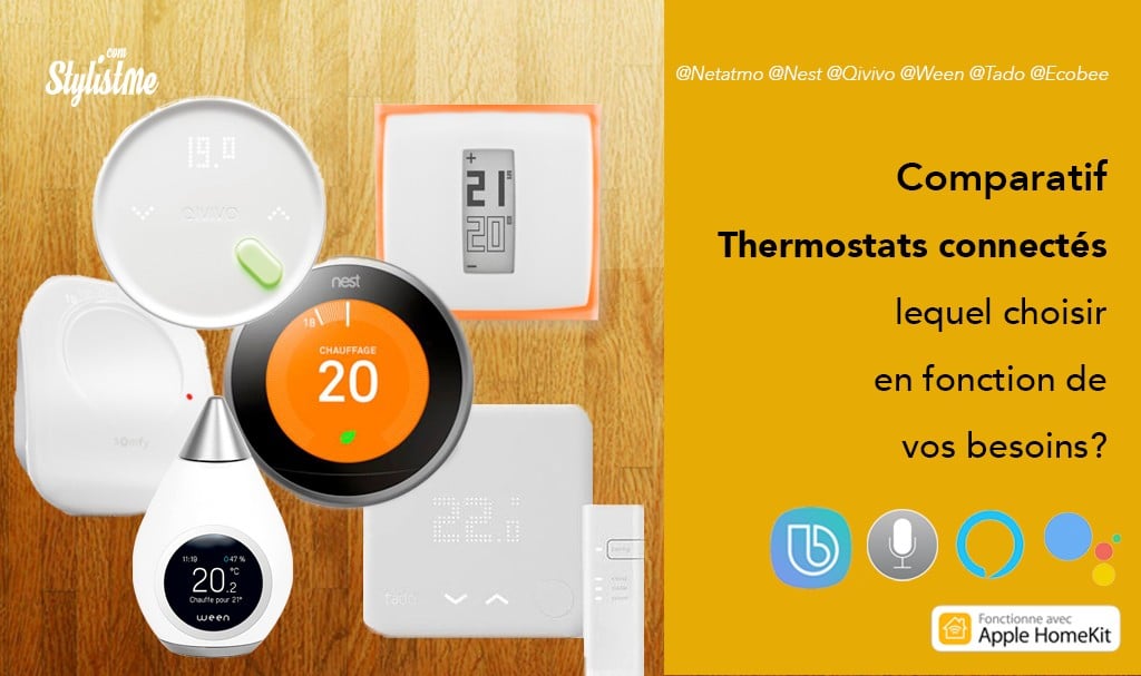 Comparatif thermostat connecté prix test avis lequel choisir