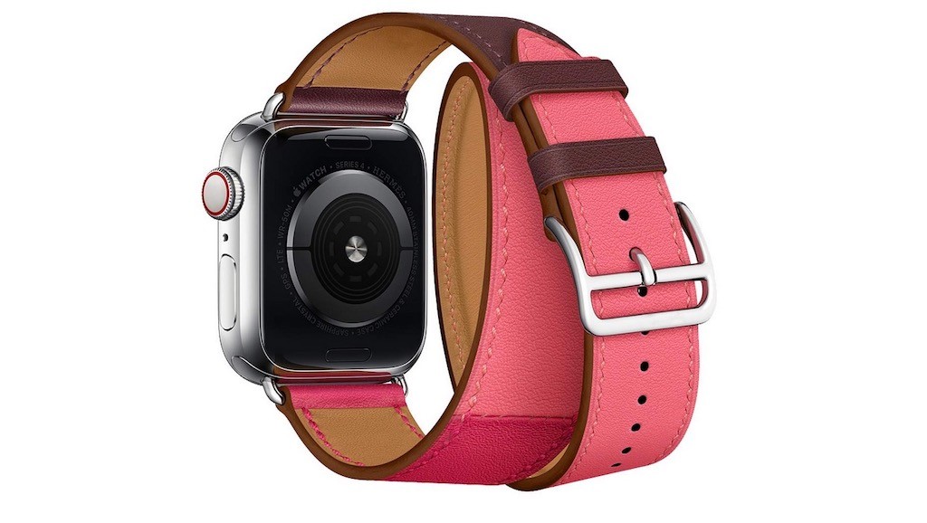 Meilleurs accessoires Apple Watch bracelet cuir Hermes bicolore