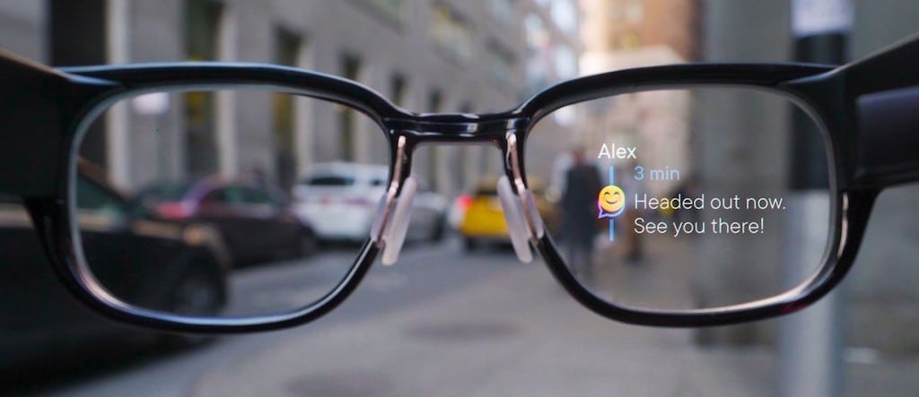 Noth Focals message Android affichage lunettes connectées
