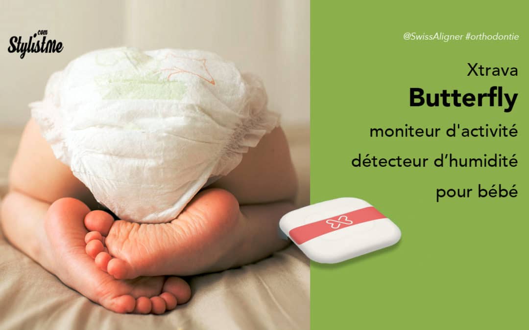 Butterfly moniteur d&rsquo;activité bébé et détecteur de couche à changer Xtrava