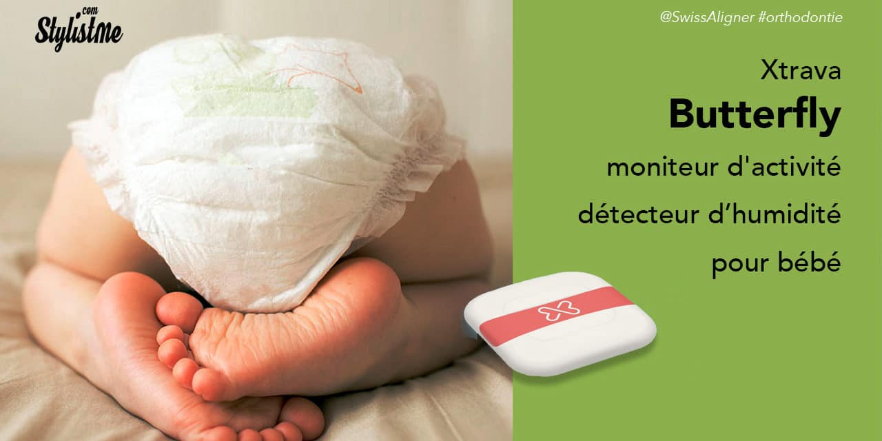 Butterfly moniteur d’activité bébé et détecteur de couche à changer Xtrava