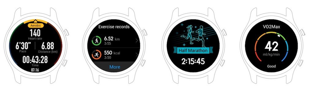 Huawei watch gt suivi activité sport santé