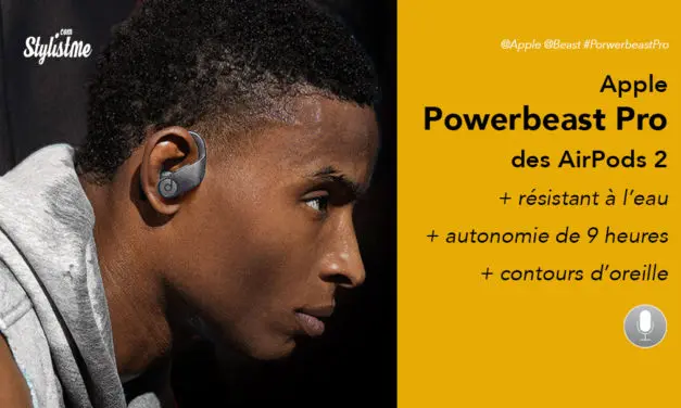 PowerBeats Pro prix avis test des AirPods étanche pour le sport