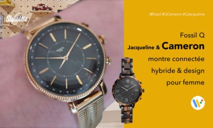 Fossil Q Cameron montre connectée hybride tendance pour femme