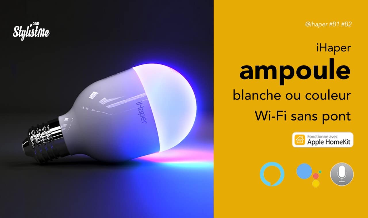 iHaper B1 B2 ampoules connectées sans Hub HomeKit Alexa Google