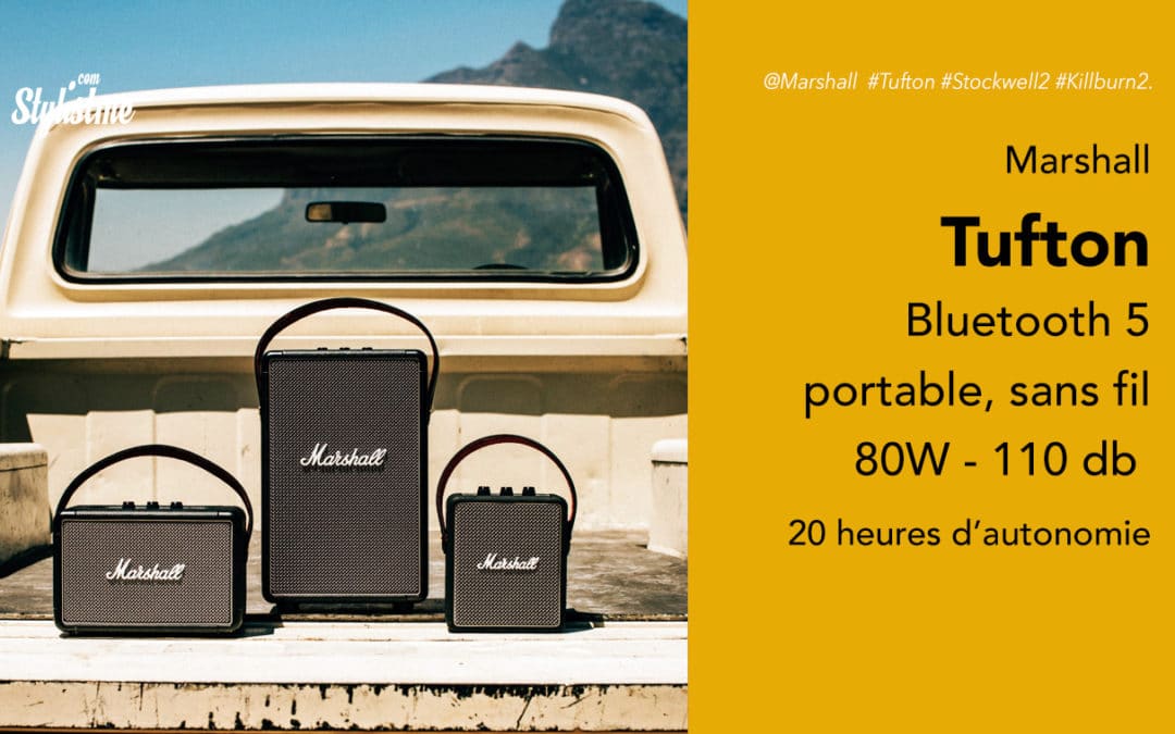 Marshall Tufton la plus puissante des enceintes portables sans fil