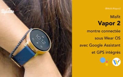 Misfit Vapor 2 avis prix test montre connectée Wear Os