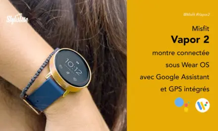 Misfit Vapor 2 avis prix test montre connectée Wear Os