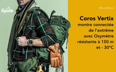 Coros Vertix prix avis test montre de sport aller plus haut et plus profond